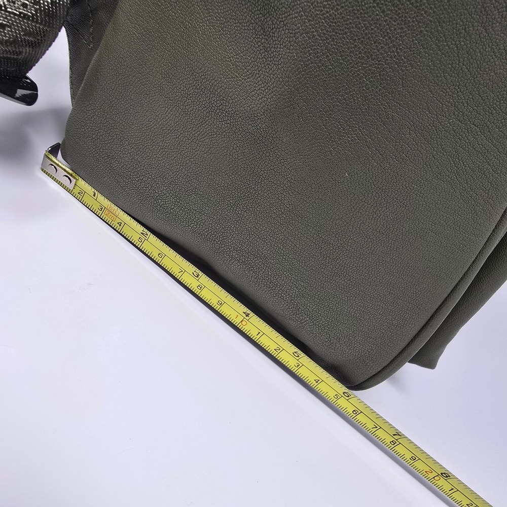Jordan Regal Air Backpack 16" Olive Green Faux Leather Jumpman Logo Unisex Bag - Picture 9 of 16